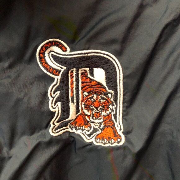 Majestic Vintage Detroit Tigers MLB Baseball Full Zip Youth jacket size 10/12 - Picture 3 of 6
